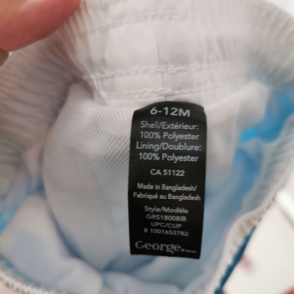 3/$15 George swim trunks size 6-12 m - Picture 2 of 4